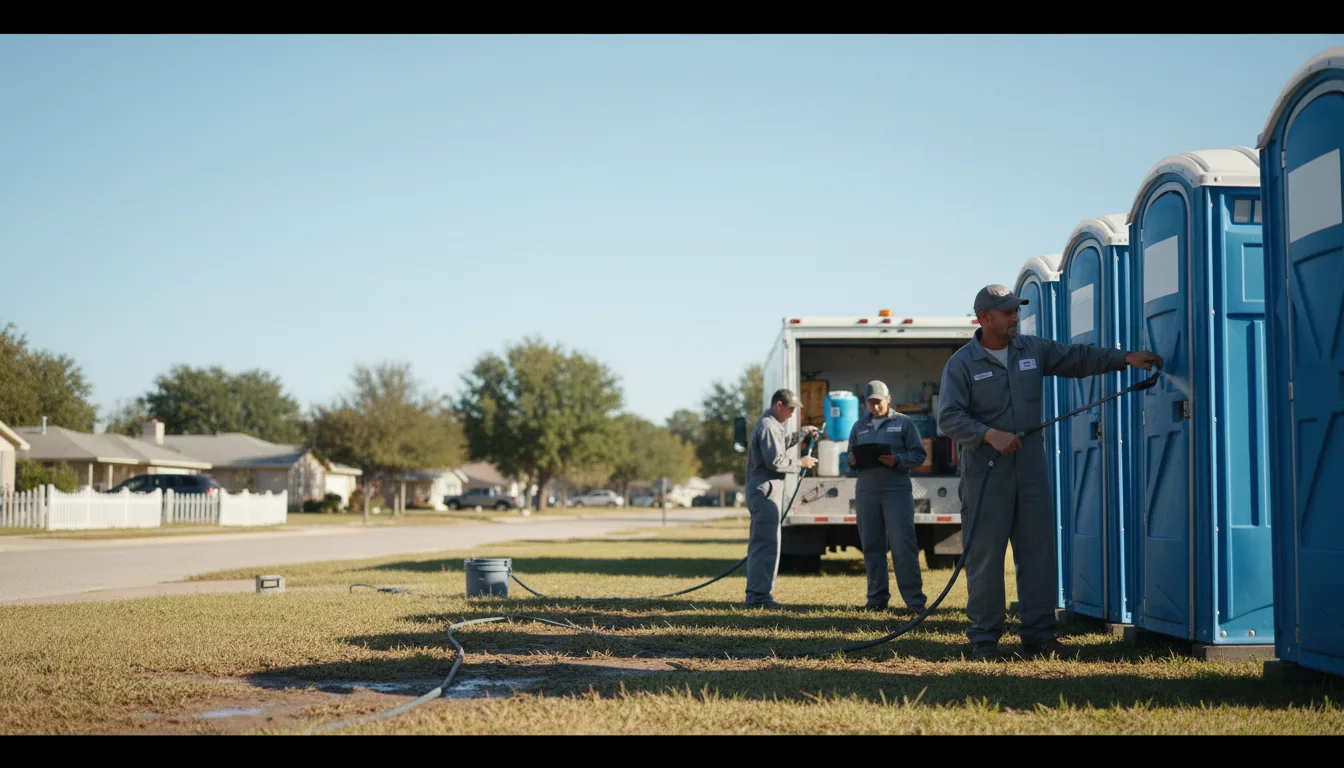 Long-Term Portable Toilet Rental in Ferris, TX near me